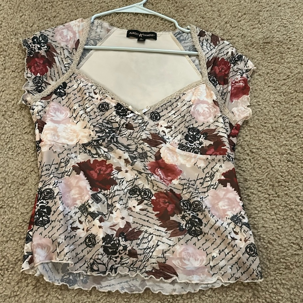Floral Print Tee